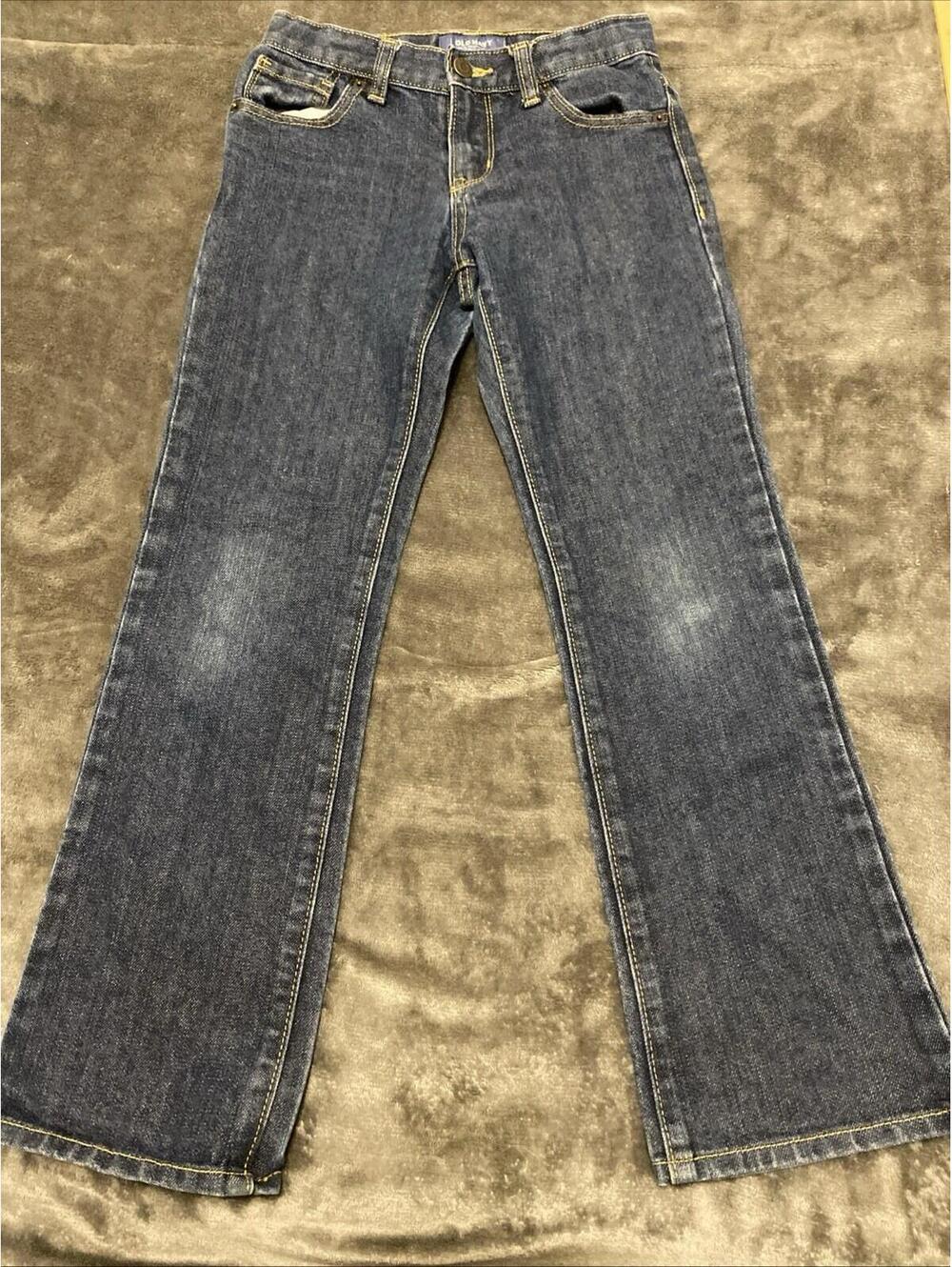 Old Navy Girls Jeans Loose Boots Cut Size 10 Denim Wide Leg School Winter Pants